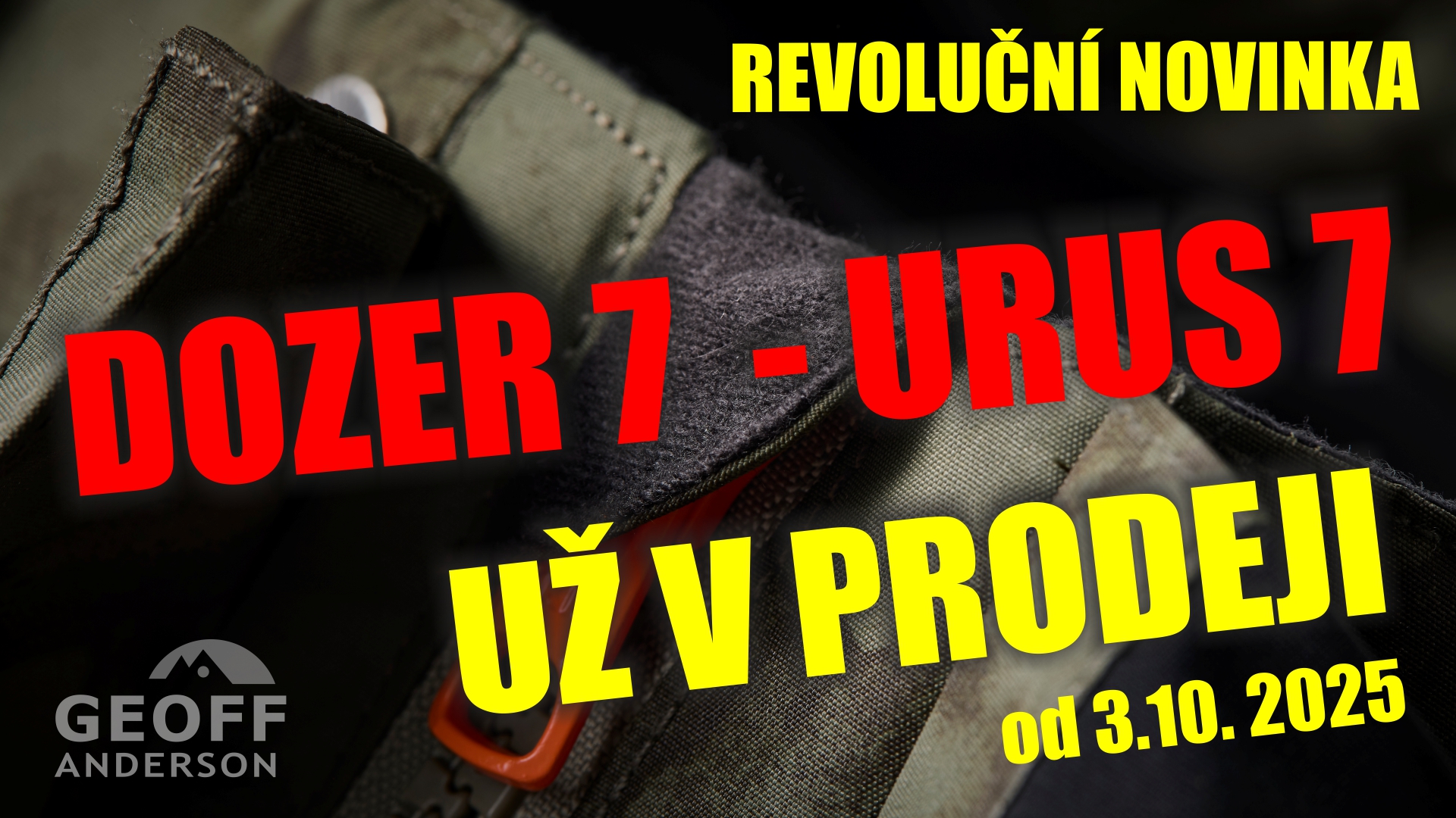 Novinka skladem Geoff Anderson Dozer 7 a URUS 7