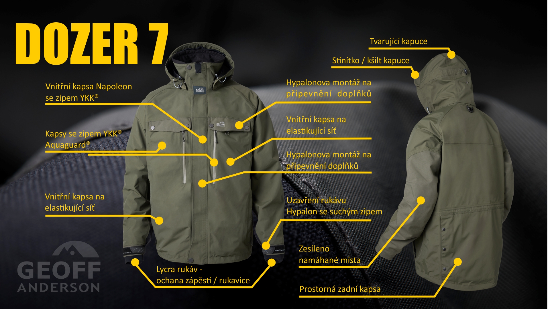 Novinka skladem Geoff Anderson Dozer 7 a URUS 7