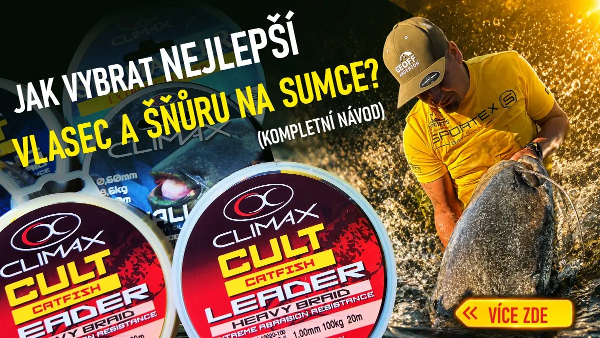 Climax nejlepší vlasce a šňůry na sumce