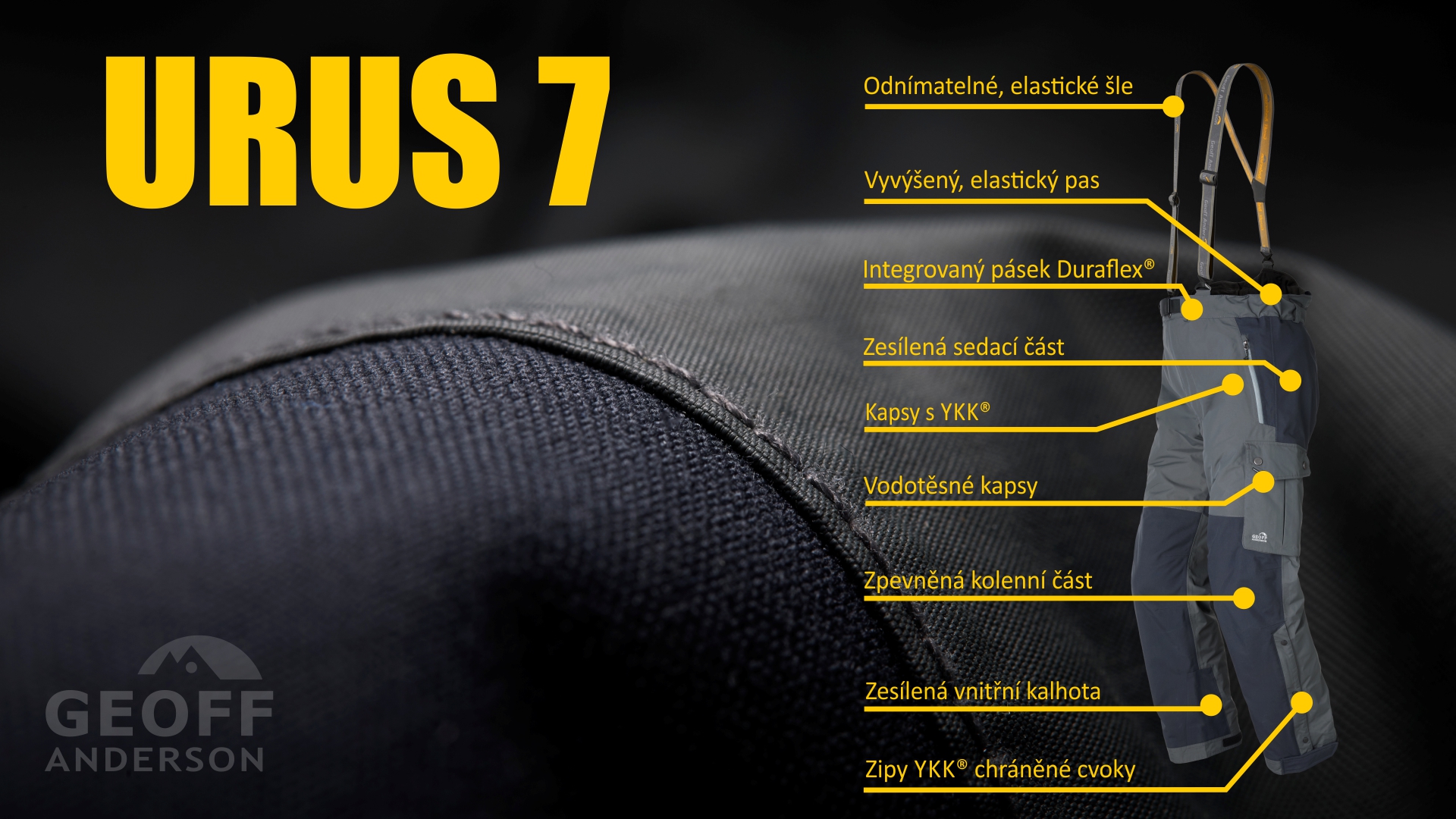 Novinka skladem Geoff Anderson Dozer 7 a URUS 7